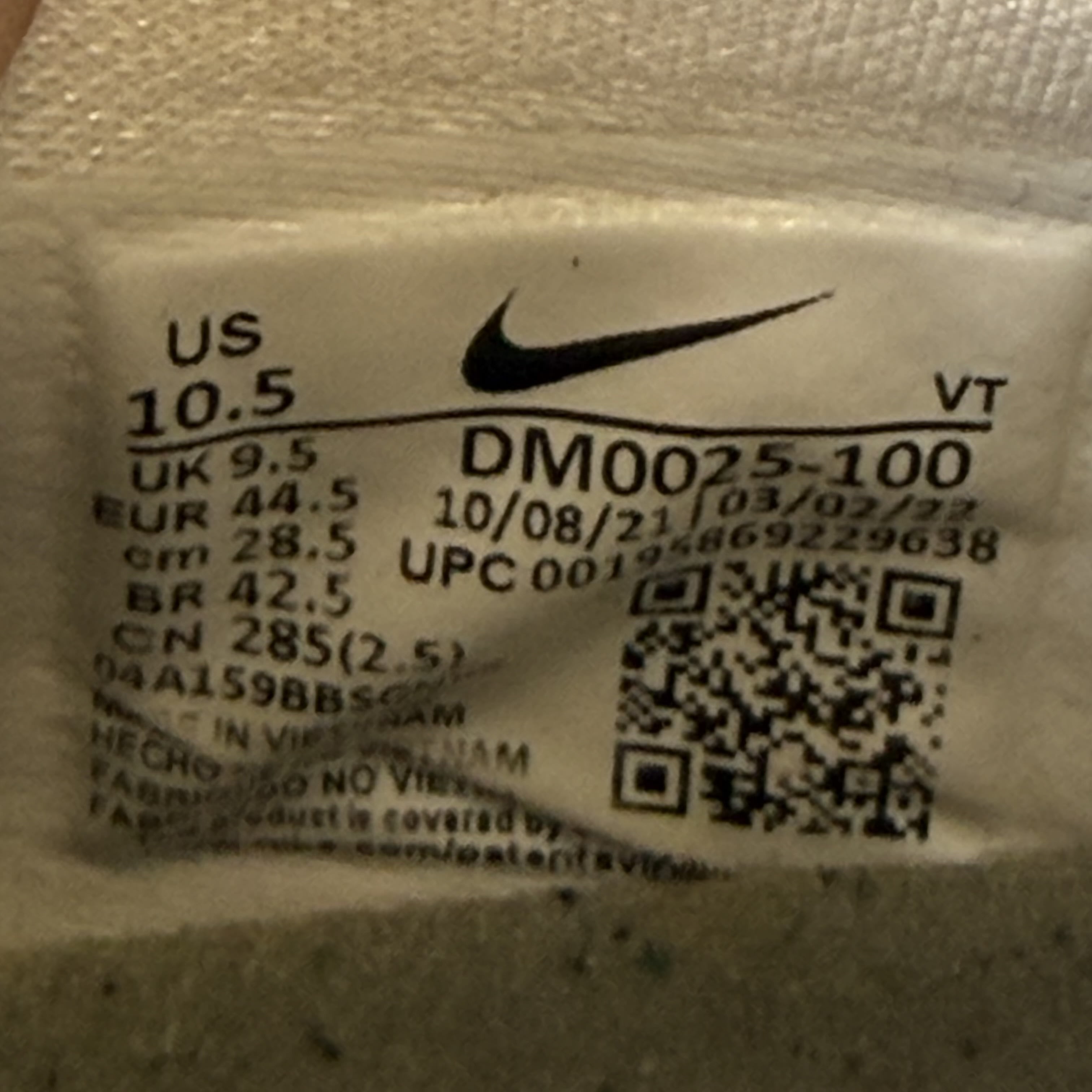 441877 Nike Air VaporMax 2021 Flyknit White Black Photo Blue