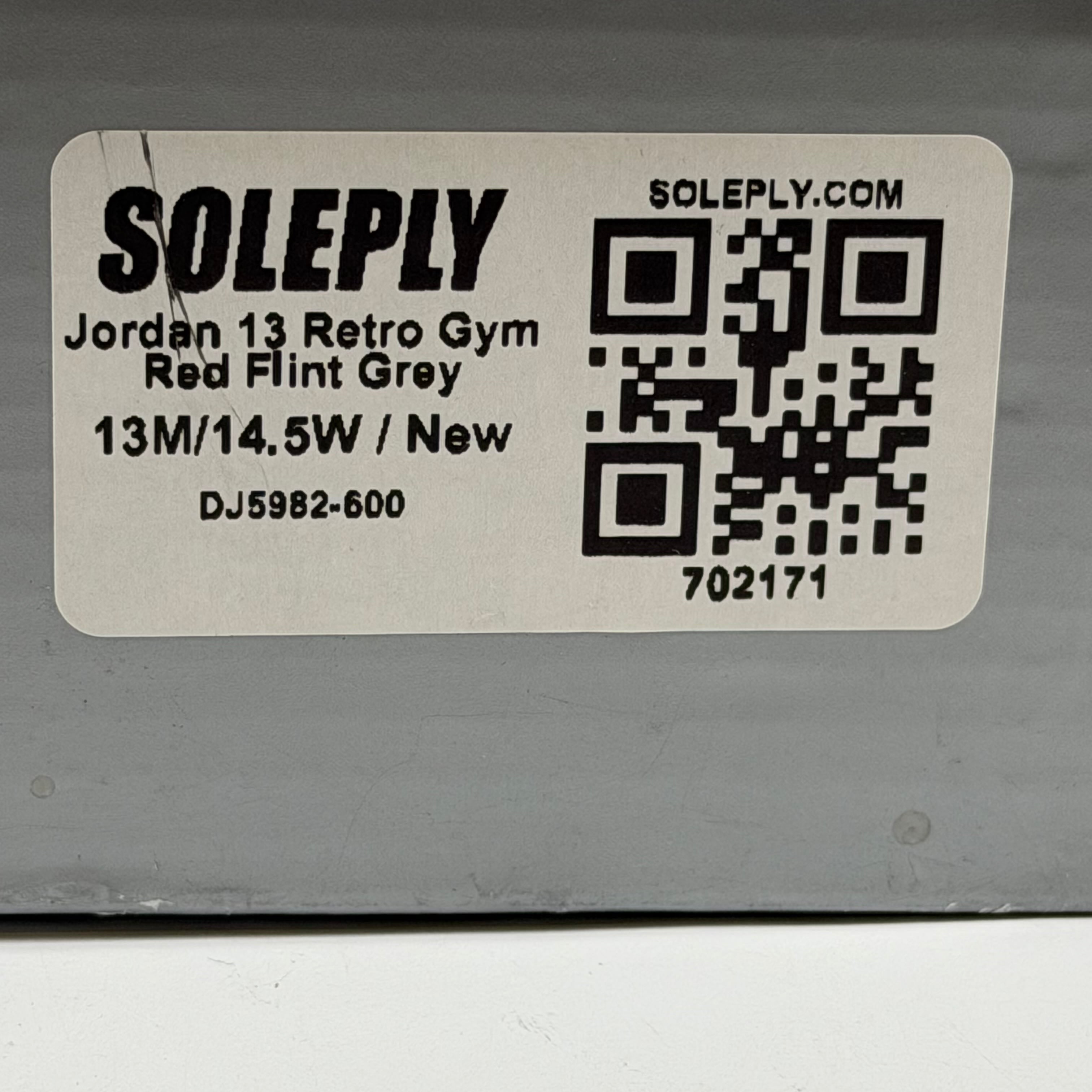 702171 Jordan 13 Retro Gym Red Flint Grey