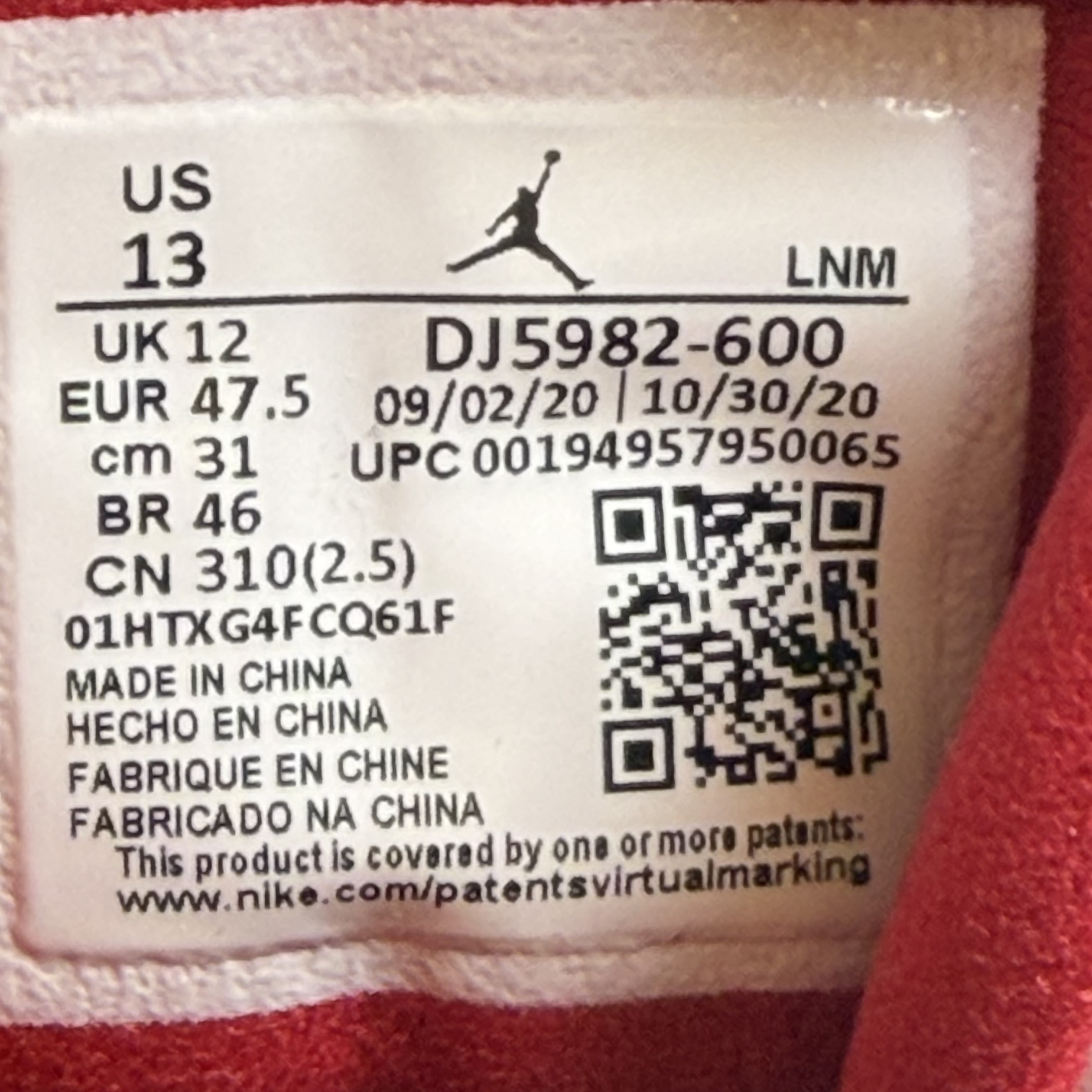 702171 Jordan 13 Retro Gym Red Flint Grey