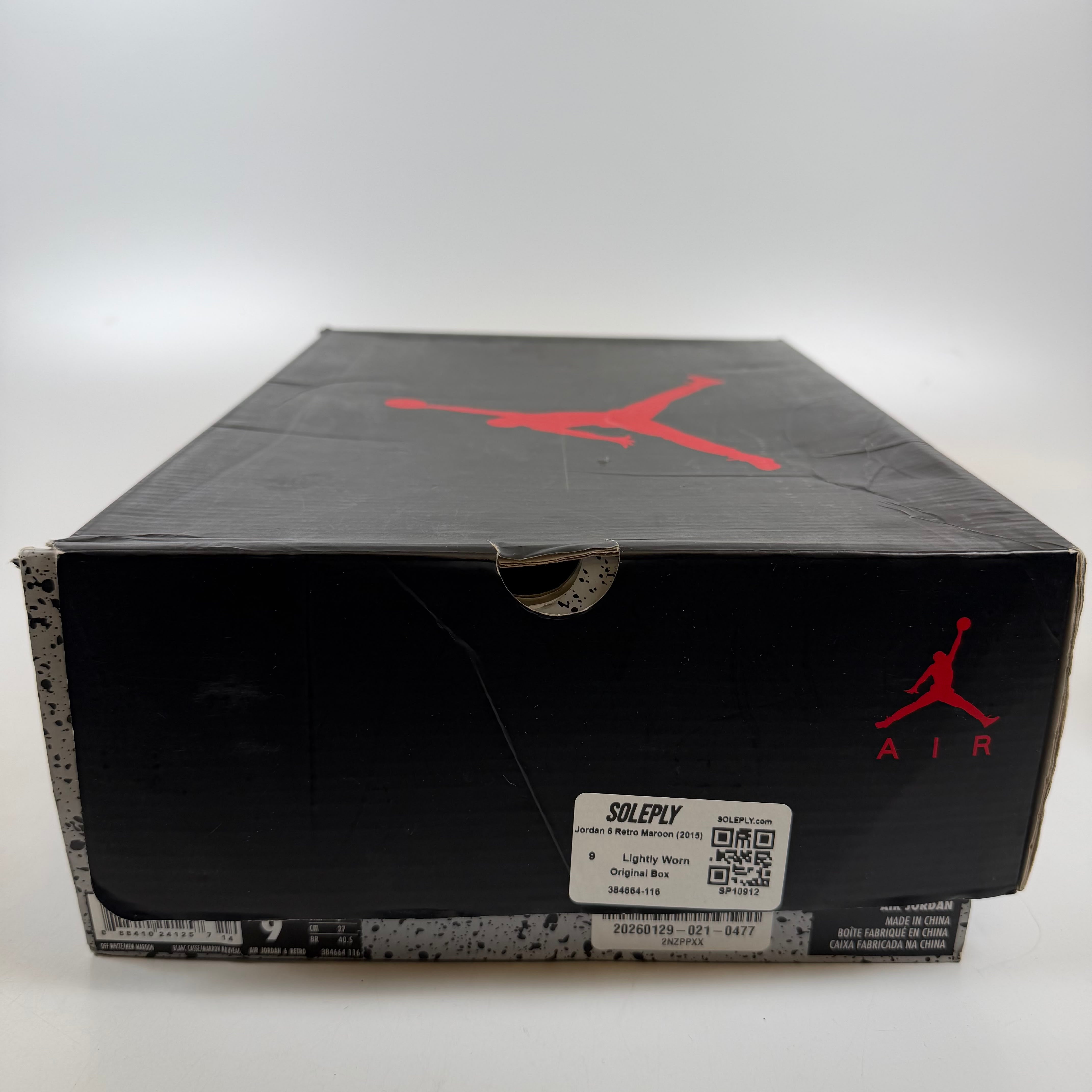 SP10912 Jordan 6 Retro Maroon (2015)