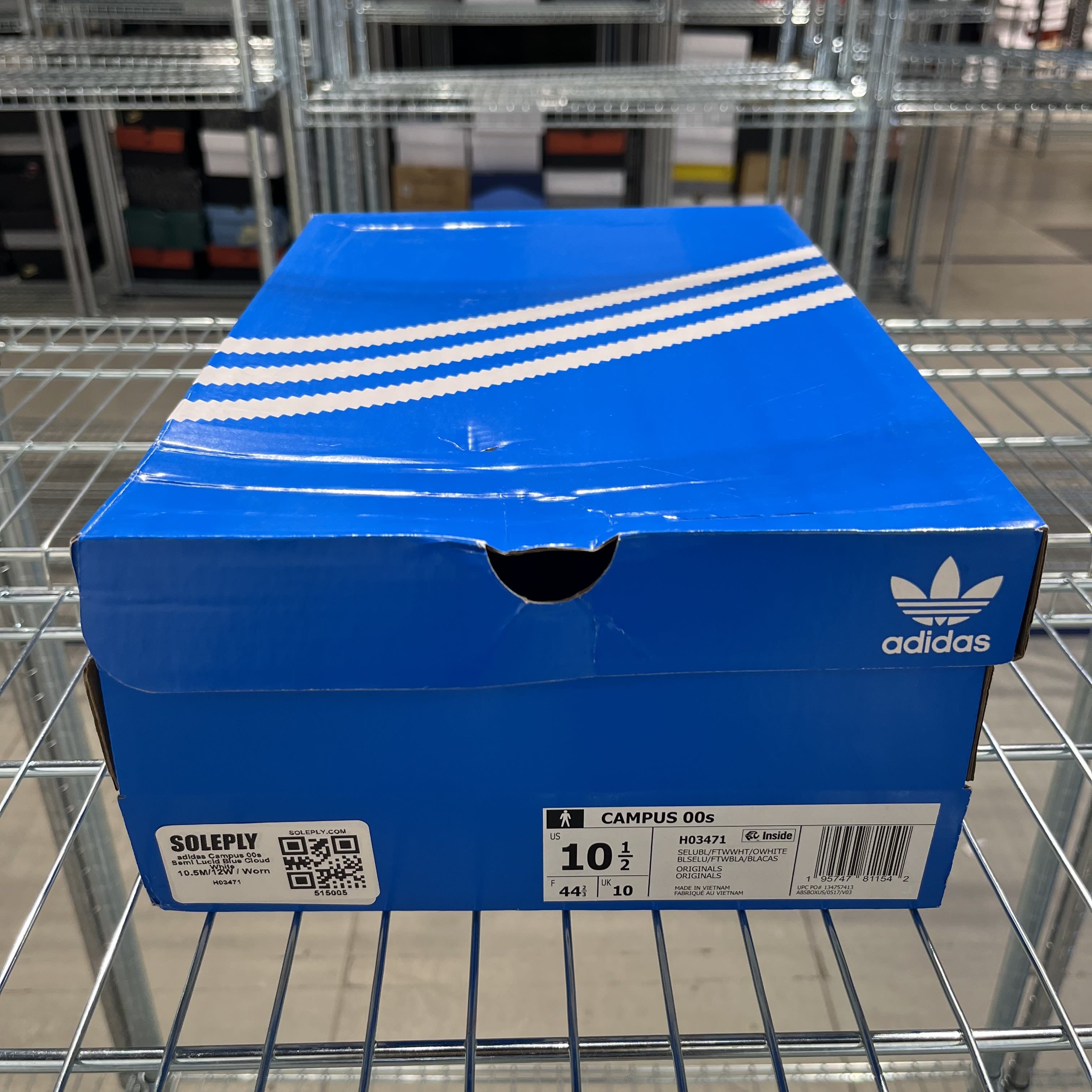 515005 adidas Campus 00s Semi Lucid Blue Cloud White