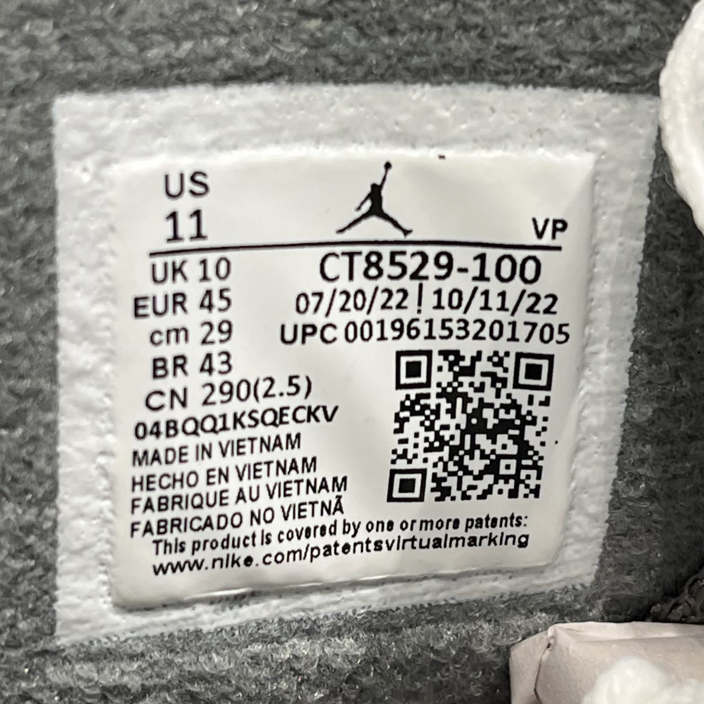 417112 Jordan 6 Retro Cool Grey