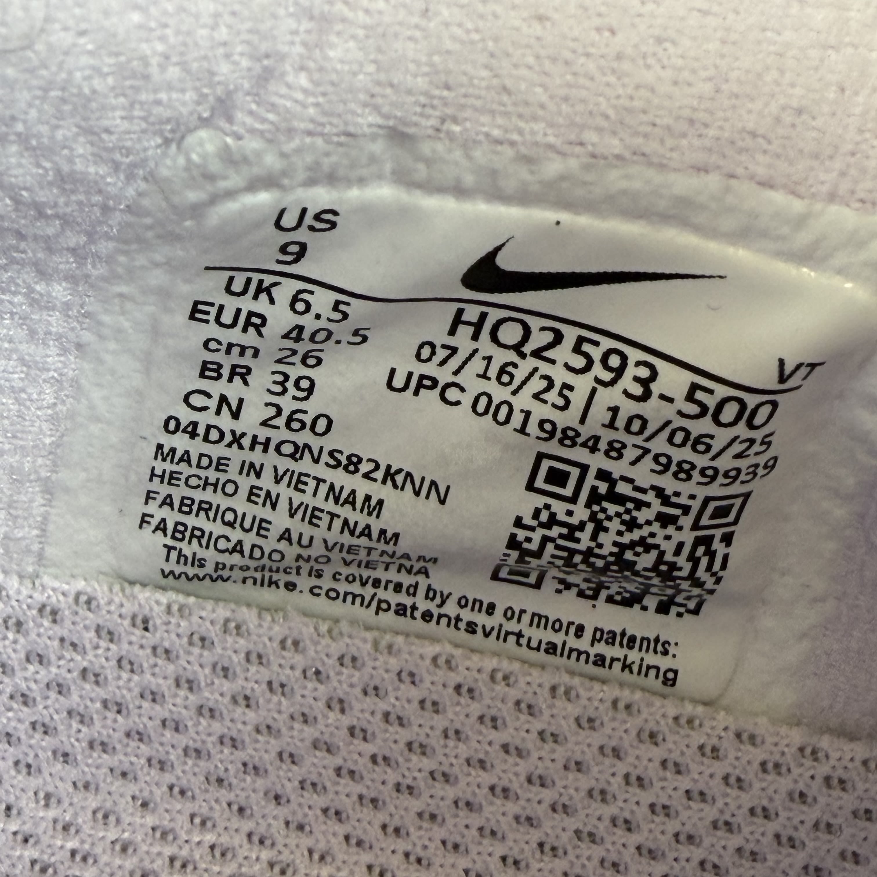 SP9422 Nike Air Zoom Pegasus Premium Barley Grape (Women's)