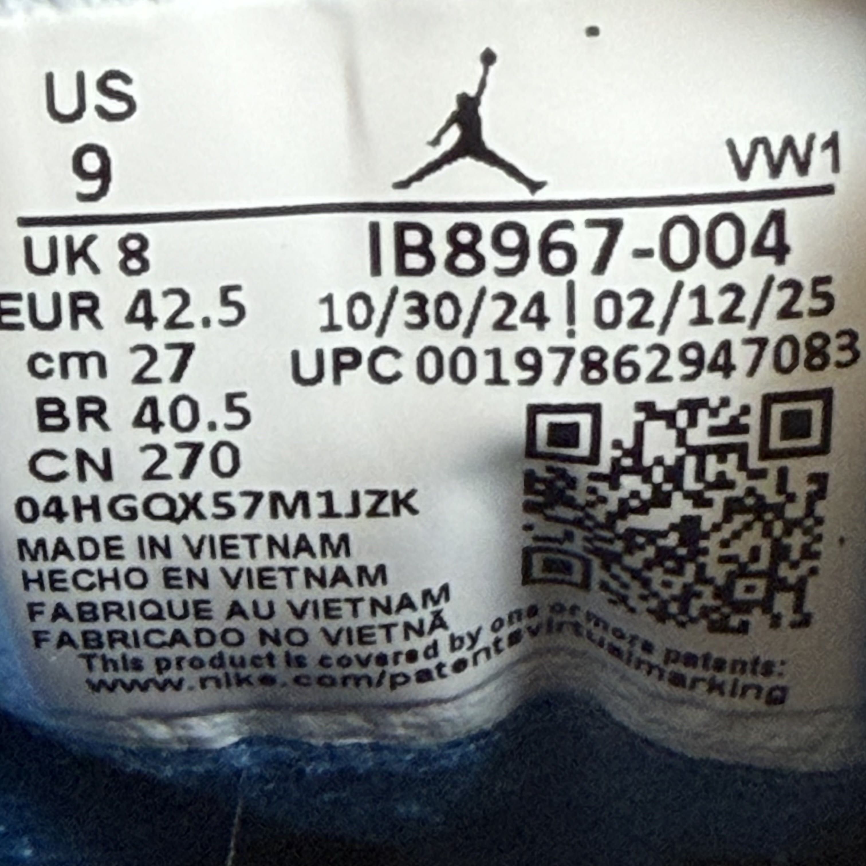 SP7093 Jordan 3 Retro OG Rare Air