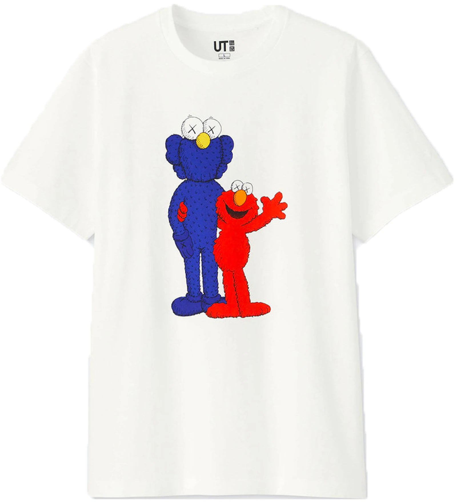 SP16120 KAWS x Uniqlo x Sesame Street BFF Elmo Tee White
