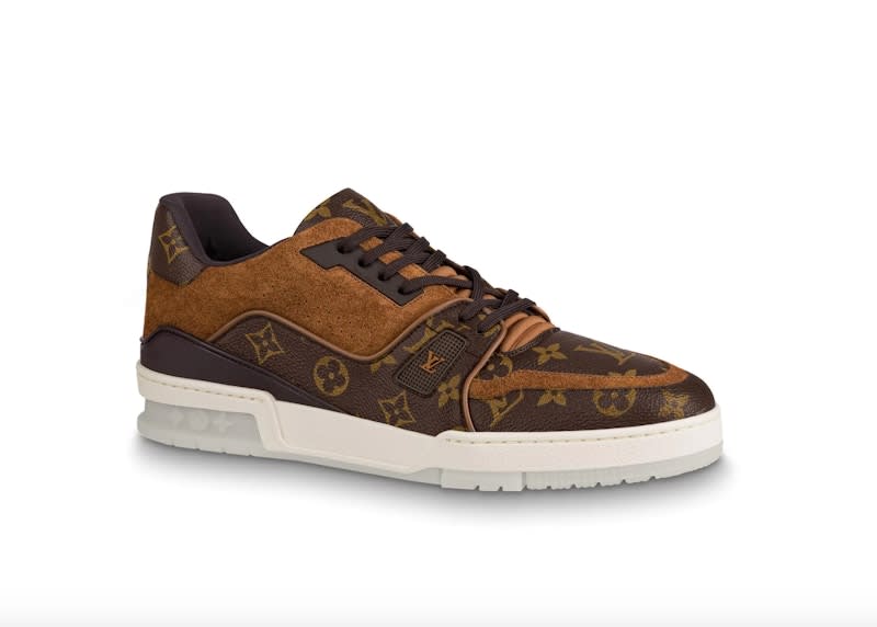 SP13928 Louis Vuitton Trainer Suede Monogram