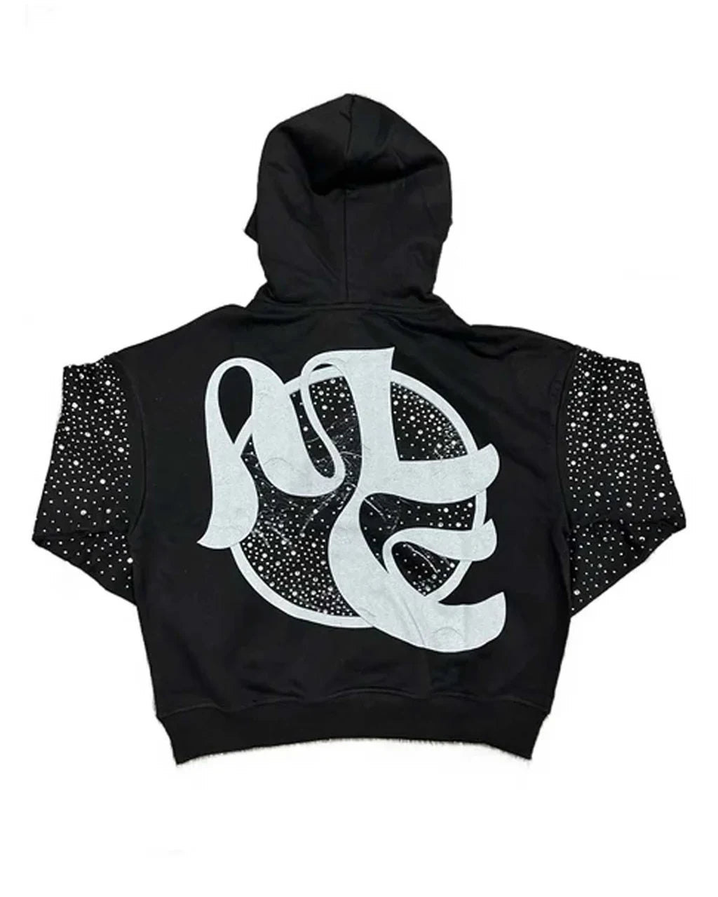 SP3143 Mixed Emotions Archer Rhinestone Black Hoodie