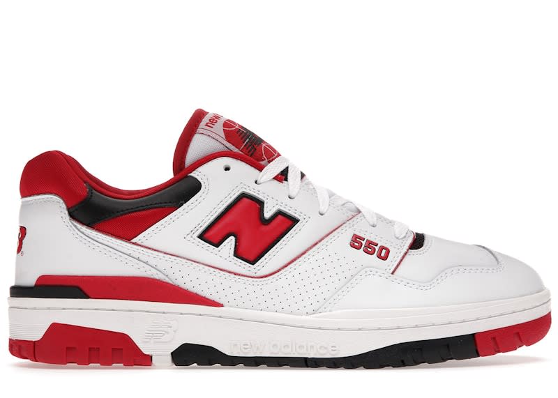SP12124 New Balance 550 White Red