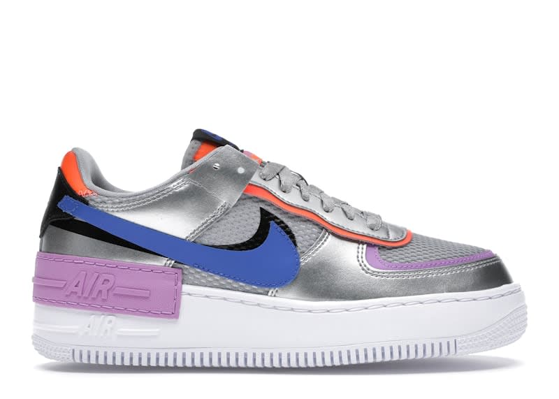 SP2835 Nike Air Force 1 Low Shadow Metallic Silver (Women's)