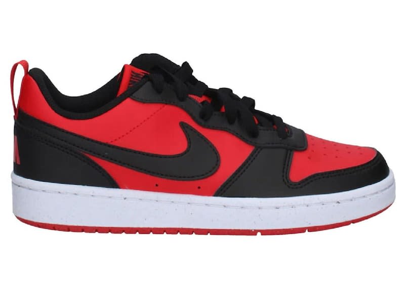 SP10766 Nike Court Borough Low Recraft University Red Black (GS)
