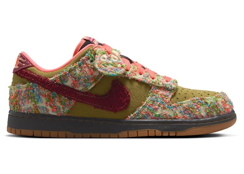 SP11104 Nike Dunk Low Panda-Monium Green Curry Multi-Color