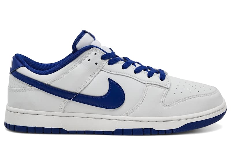 SP11294 Nike Dunk Low Retro White Deep Royal Blue