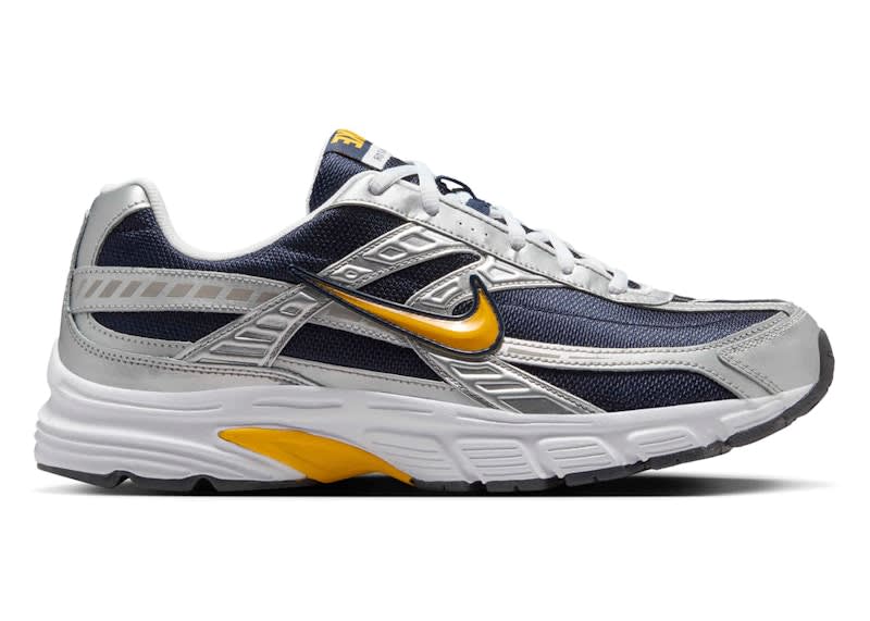 SP9140 Nike Initiator Obsidian Metallic Silver White Team Gold