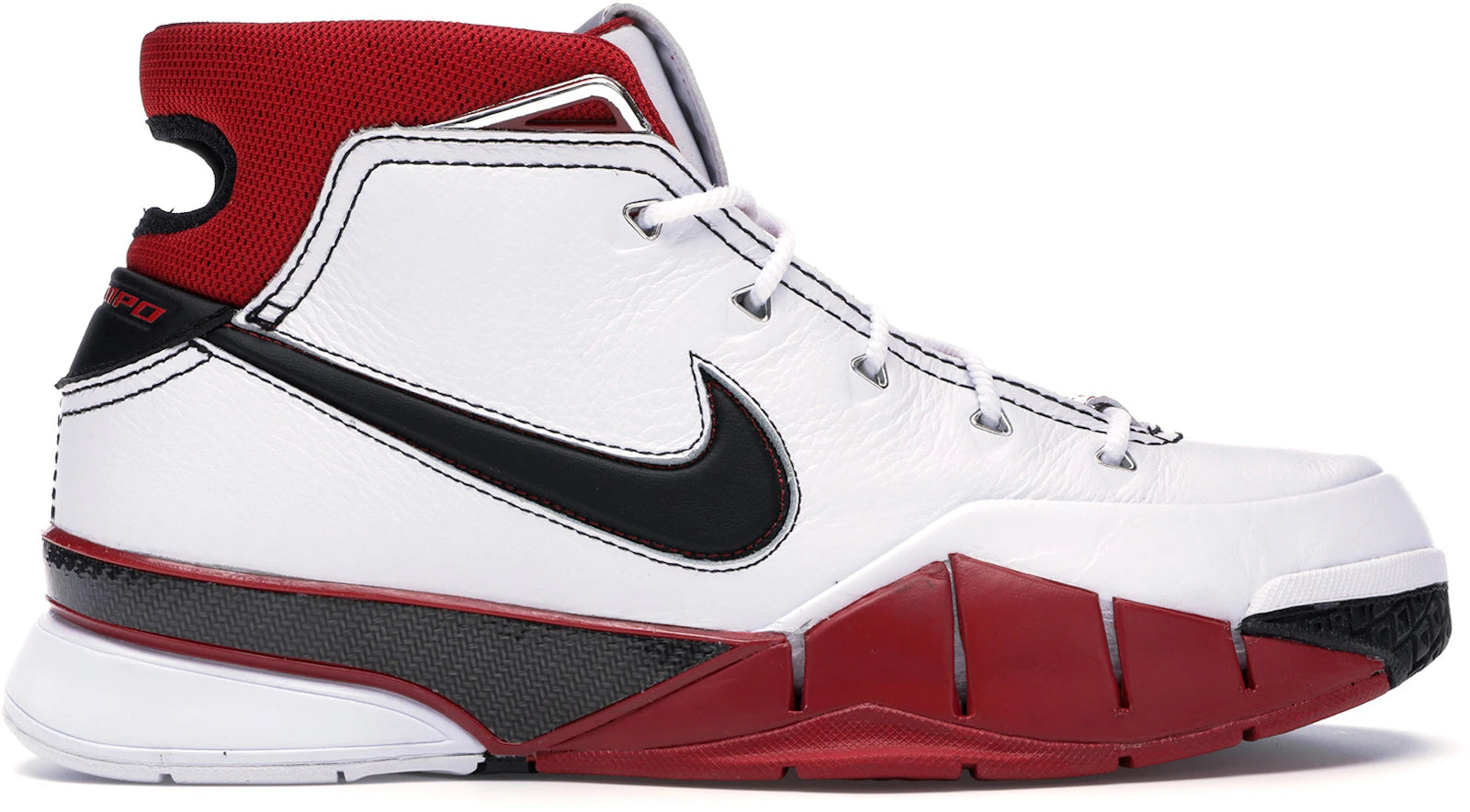 SP16378 Nike Kobe 1 Protro White Black Red (All-Star)