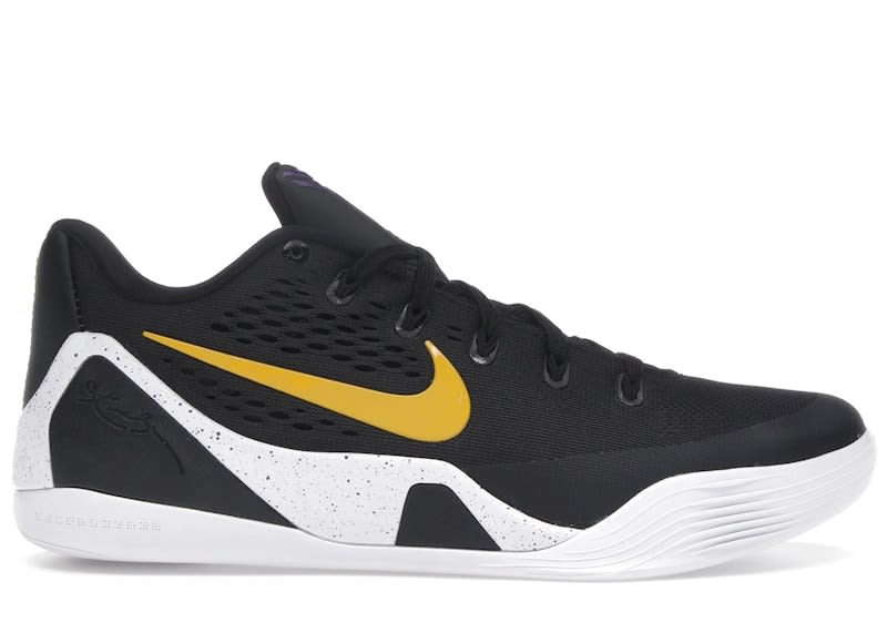 SP7677 Nike Kobe 9 EM Low Protro TB Black University Gold
