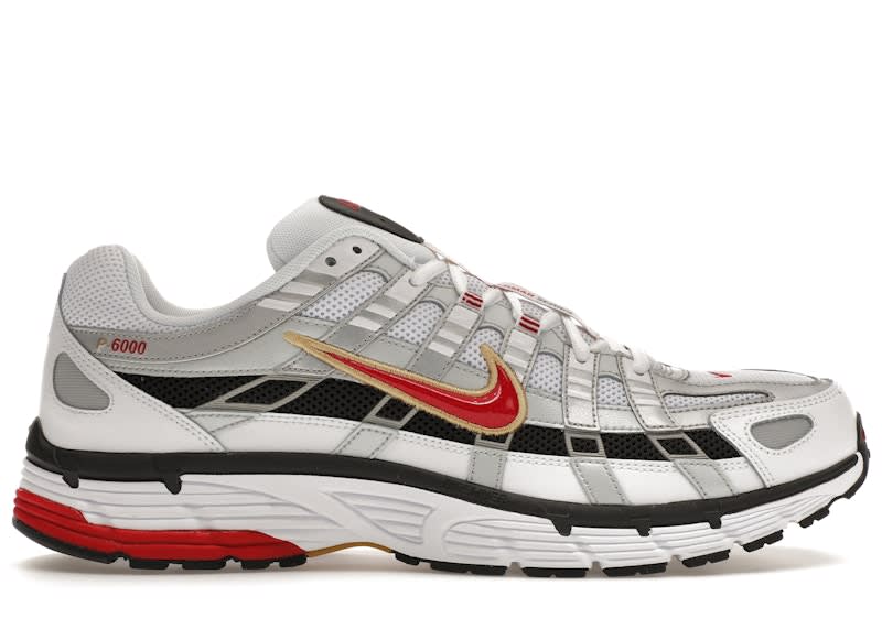 SP7802 Nike P-6000 Platinum Varsity Red