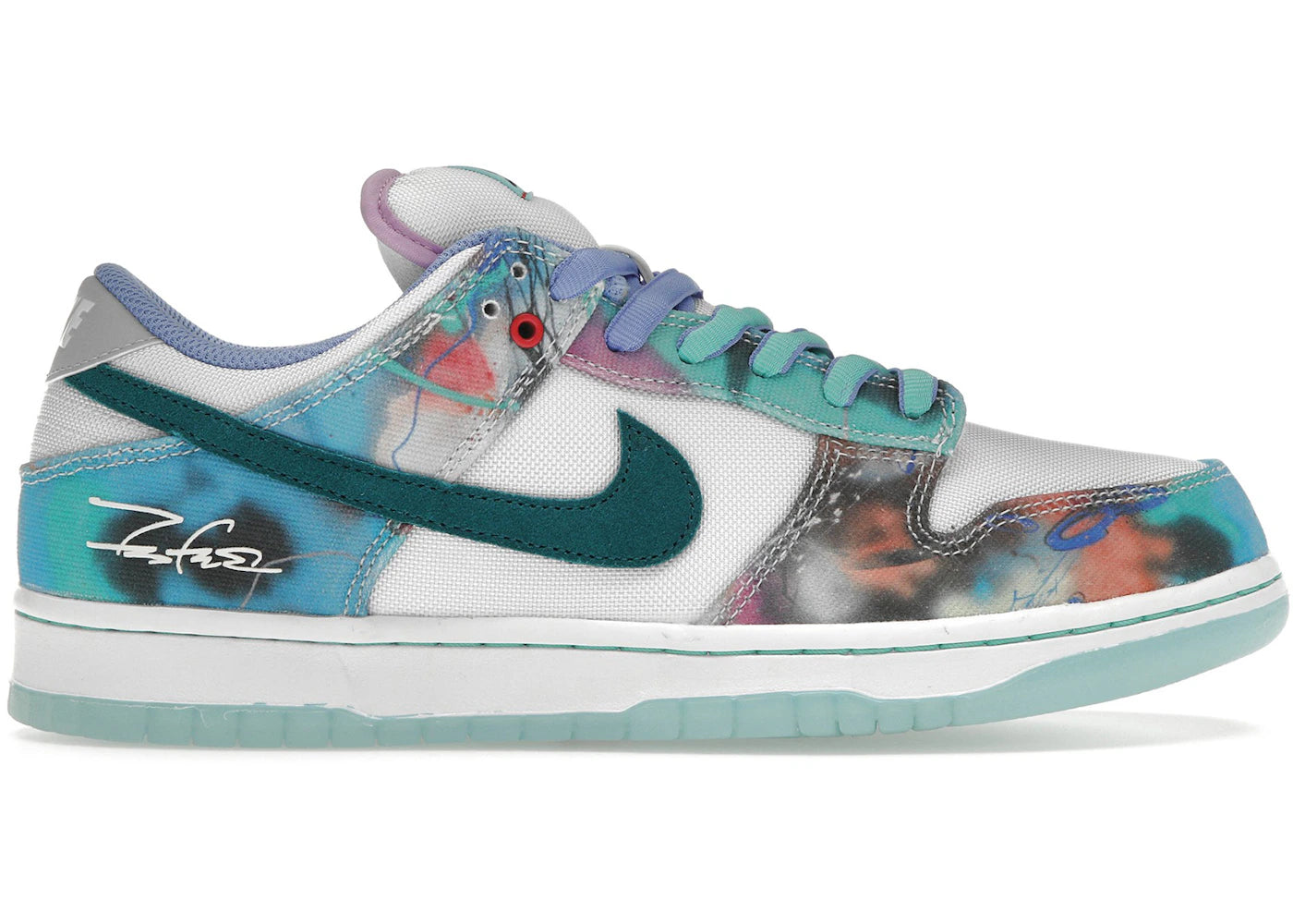 SP16315 Nike SB Dunk Low Futura Laboratories Bleached Aqua