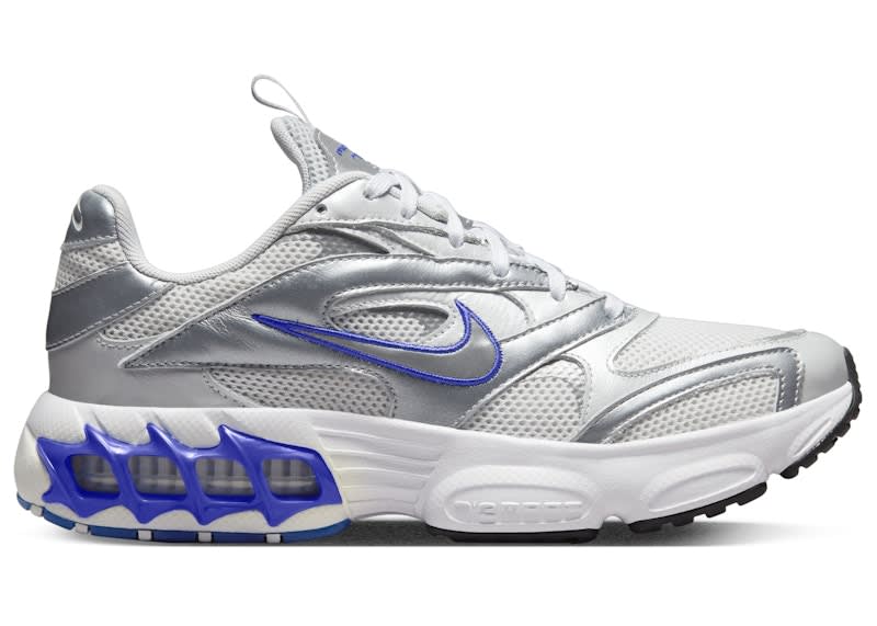 SP9142 Nike Zoom Air Fire Metallic Silver Blue (Women's)