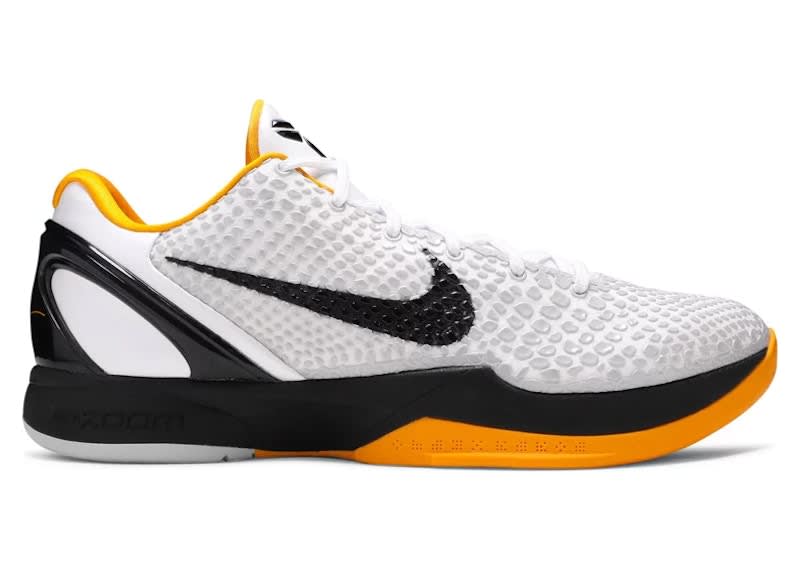 SP2683 Nike Zoom Kobe 6 White Del Sol