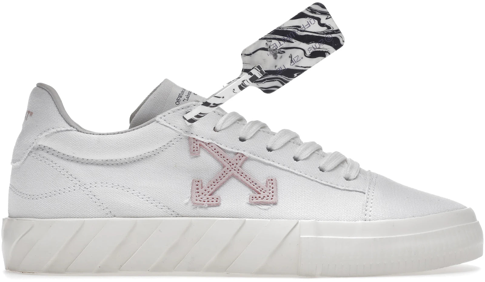 SP16434 OFF-WHITE Vulc Low Eco Canvas White Pink FW21 (Women's)