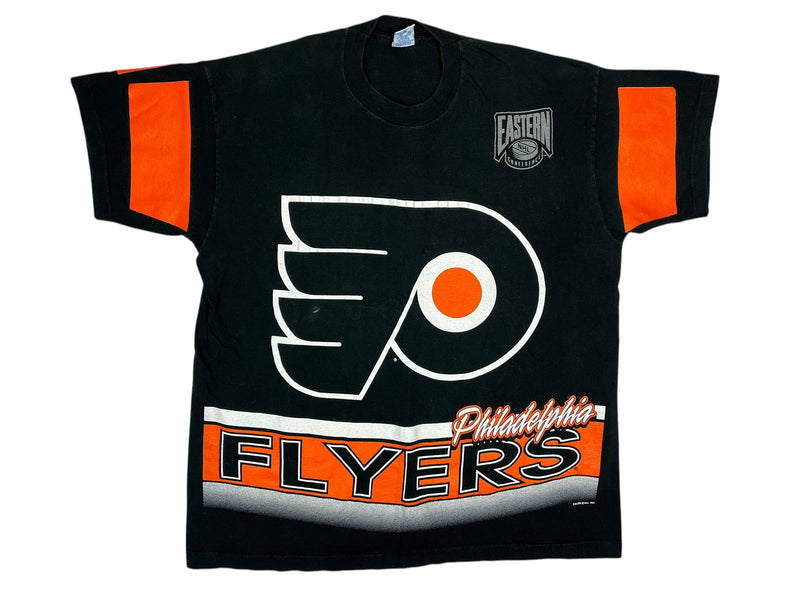 (1994) Philadelphia Flyers All Over Print Salem T-Shirt