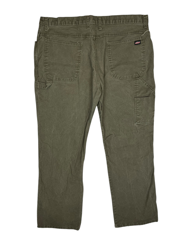 (modern) Dickies Olive Green Carpenter Work Pants (40x32)