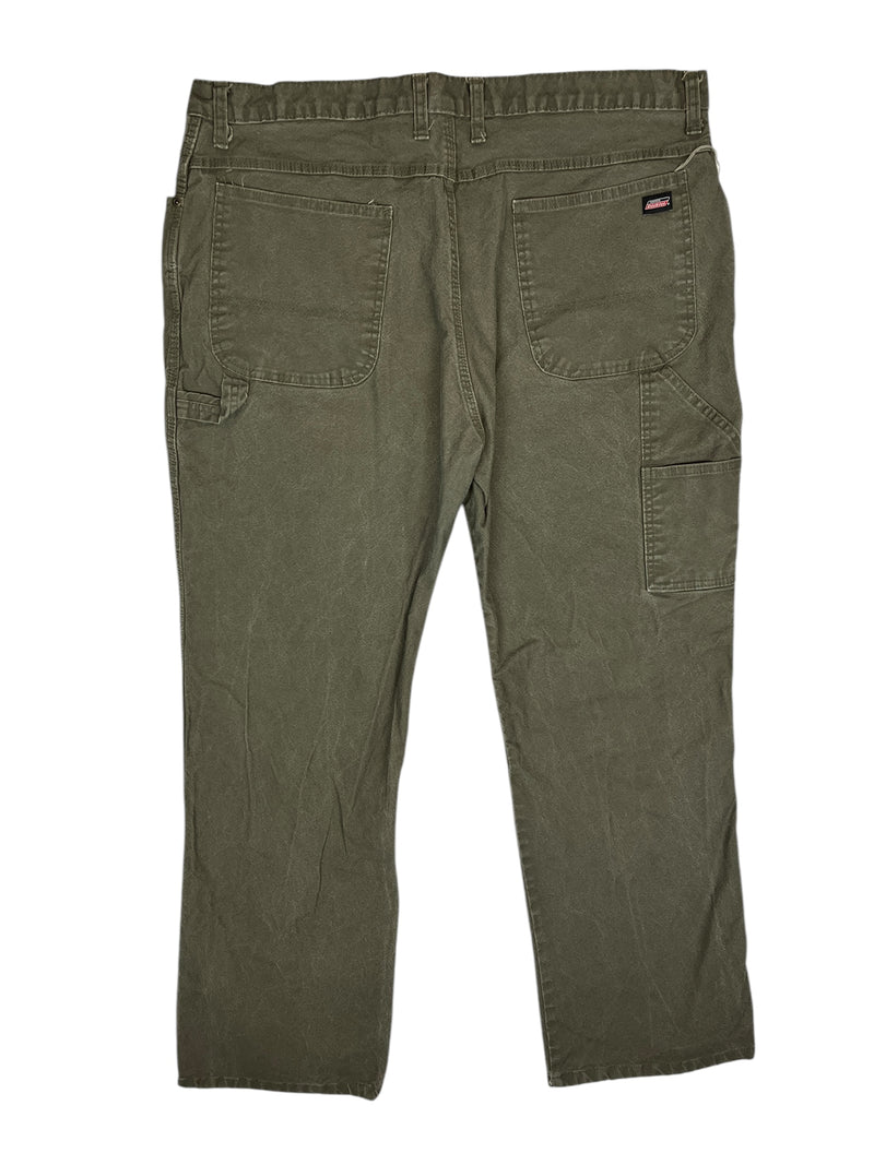 (modern) Dickies Olive Green Carpenter Work Pants (40x32)