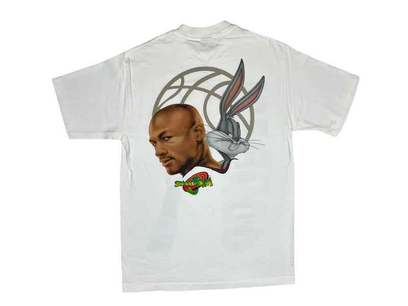 (90s) Space Jam 'Defy Gravity' Bugs Bunny Michael Jordan T-Shirt