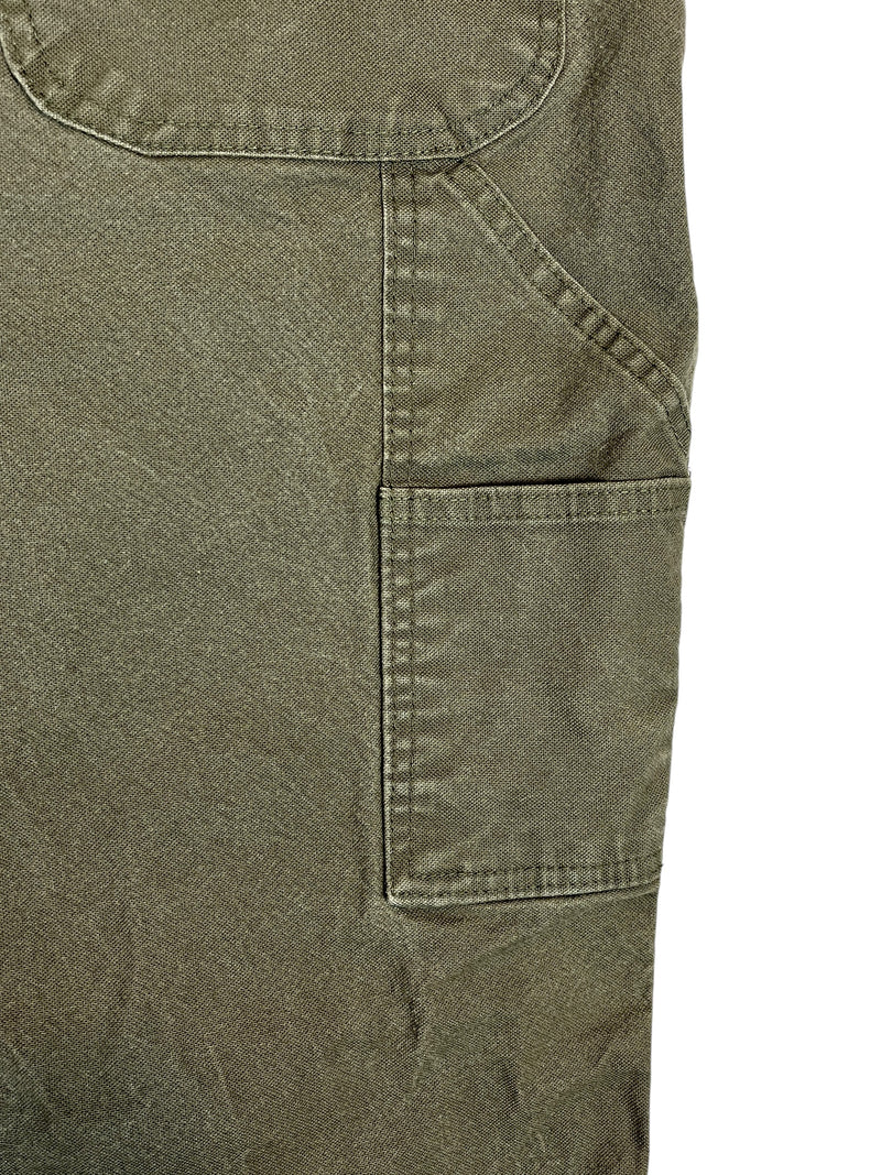 (modern) Dickies Olive Green Carpenter Work Pants (40x32)