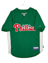 (modern) Philadelphia Phillies St. Patrick's Day Green Practice Jersey