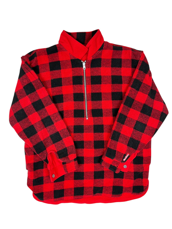 (90s) Marlboro Reversible 1/2 Zip Pullover Fleece