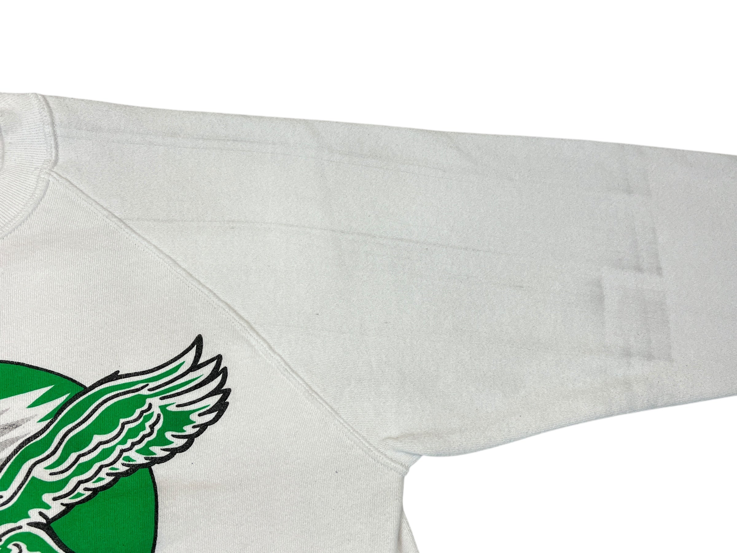 435592 (90s) Philadelphia Eagles Kelly Green / White Crewneck