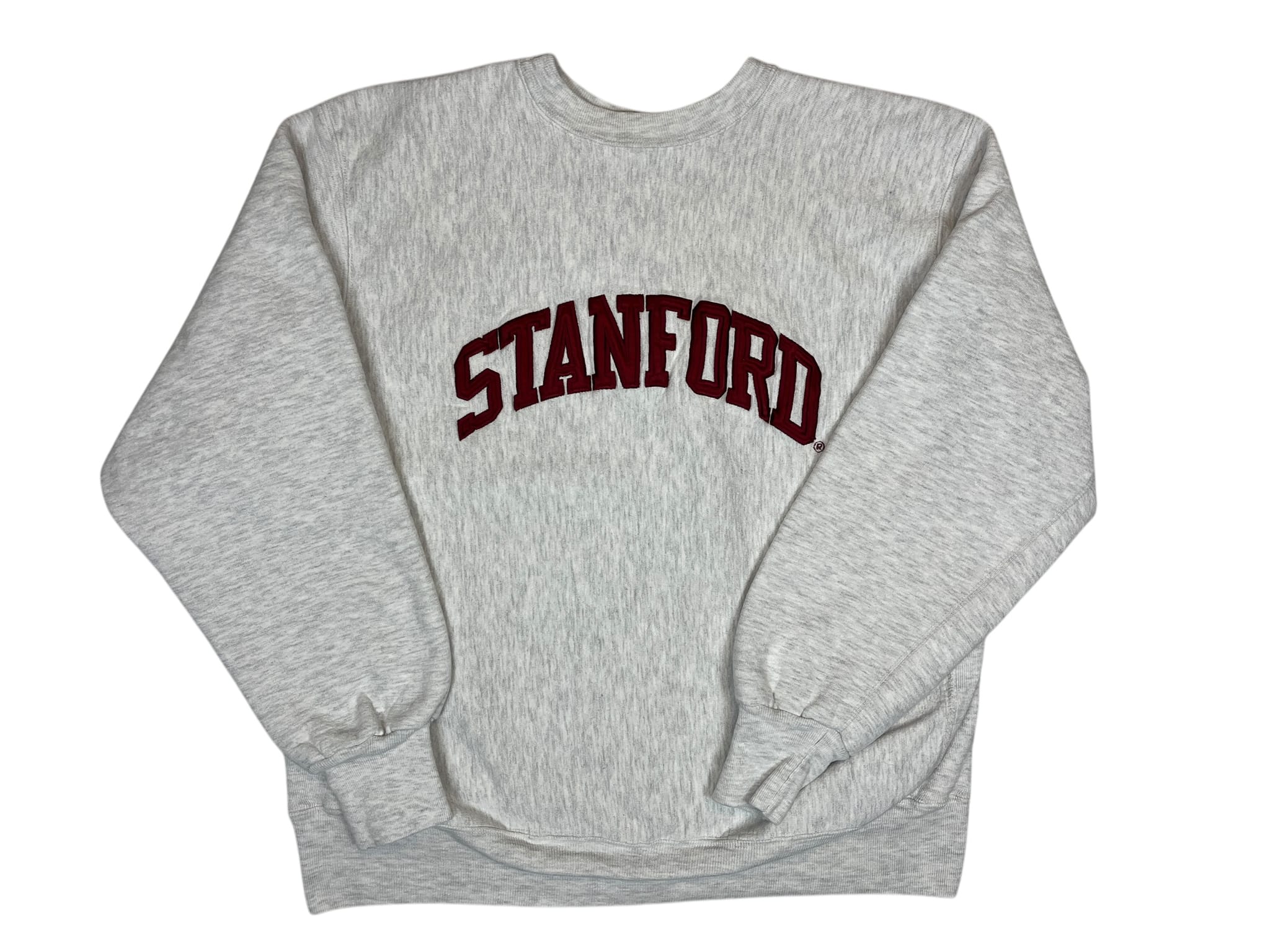 435538 (90s) Stanford University Embroidered College Crewneck