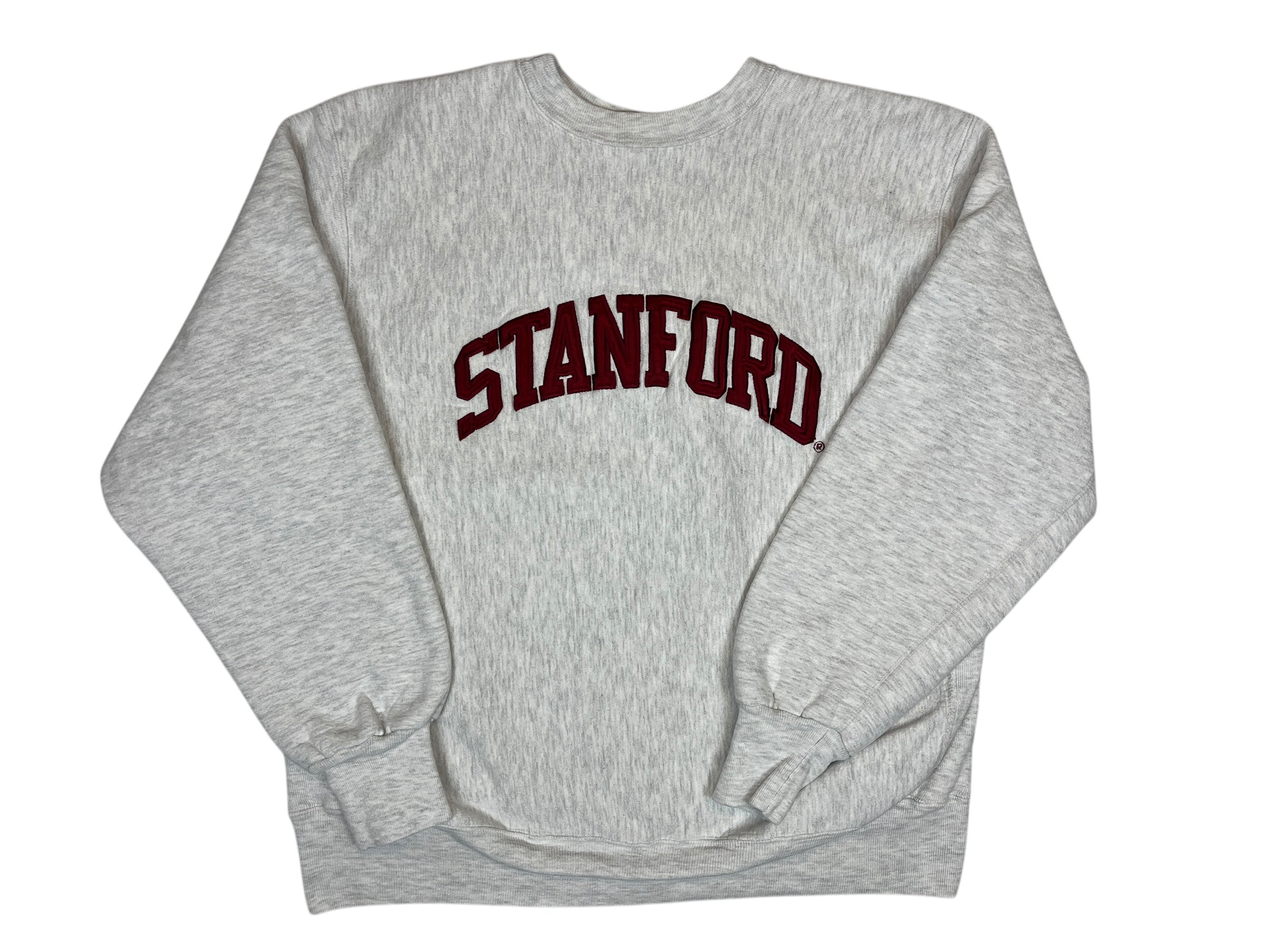 435538 (90s) Stanford University Embroidered College Crewneck