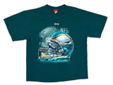 (00s) Philadelphia Eagles Midnight Green Helmet T-Shirt