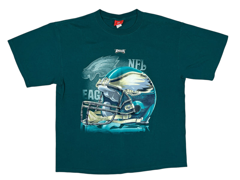 (00s) Philadelphia Eagles Midnight Green Helmet T-Shirt