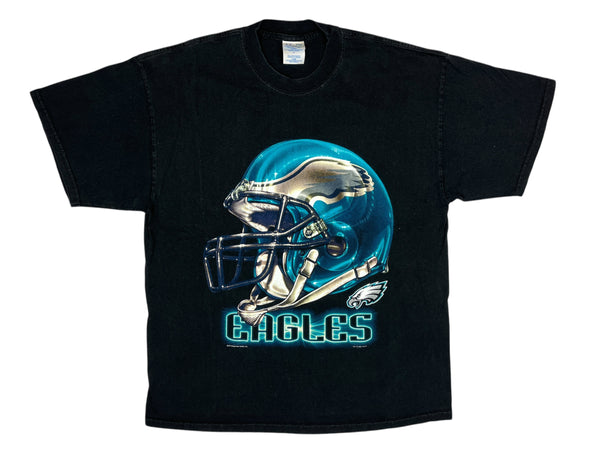 (2001) Philadelphia Eagles Helmet Big Print T-Shirt