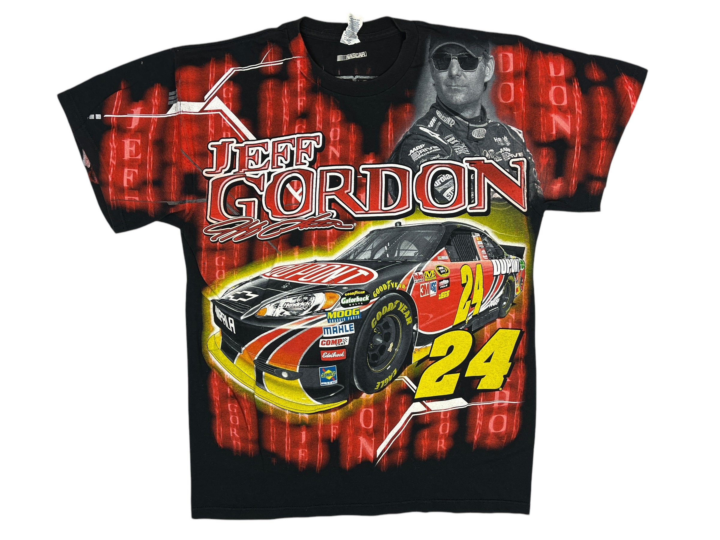 435570 (00s) Jeff Gordon #24 All Over Print Nascar T-Shirt