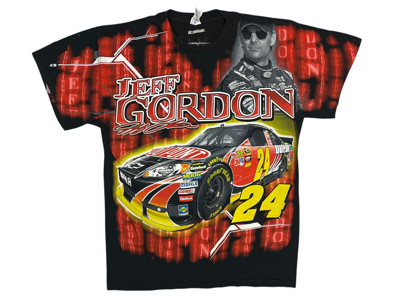 (00s) Jeff Gordon #24 All Over Print Nascar T-Shirt