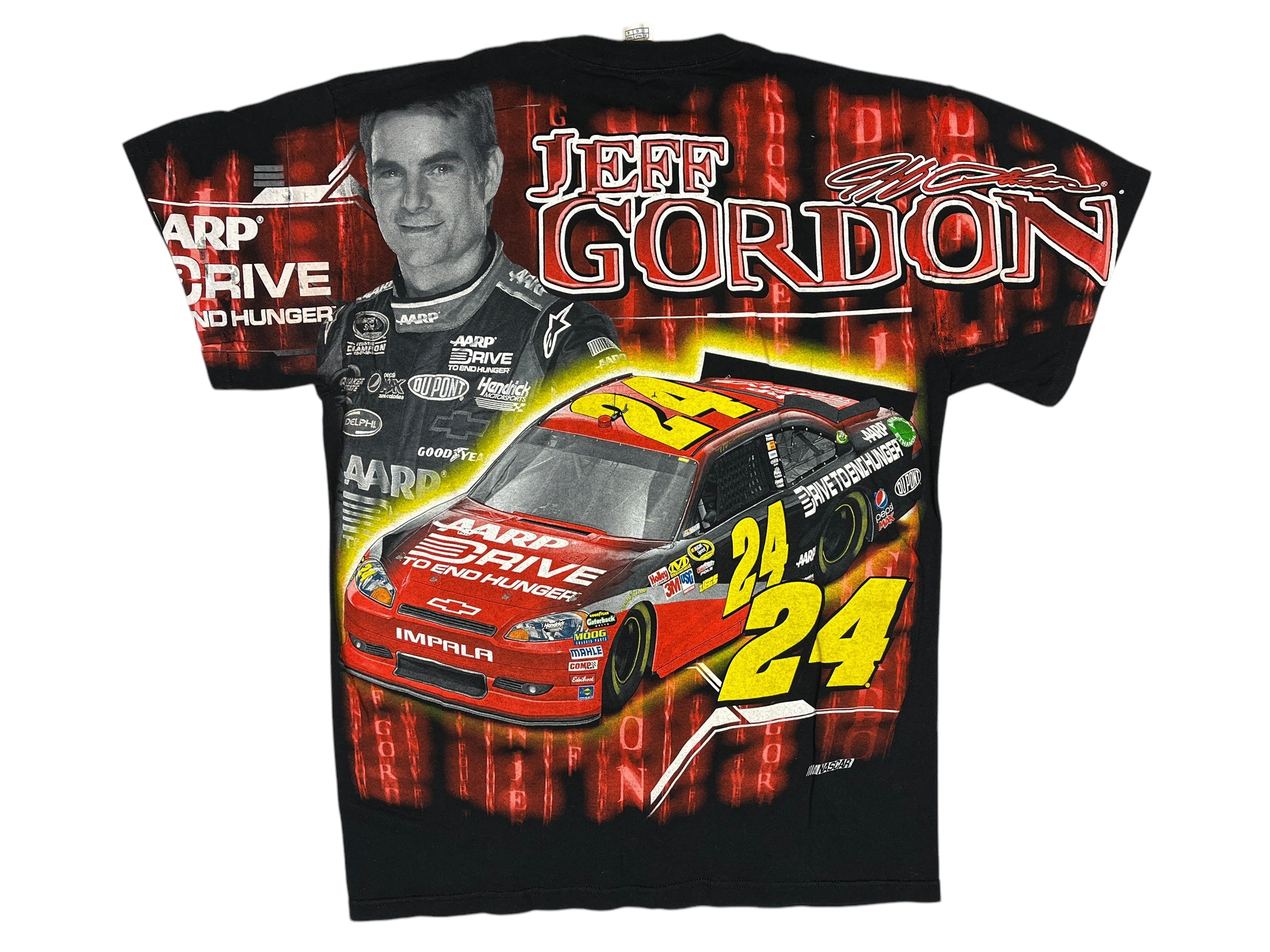 435570 (00s) Jeff Gordon #24 All Over Print Nascar T-Shirt