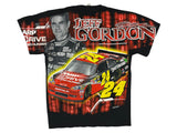 (00s) Jeff Gordon #24 All Over Print Nascar T-Shirt