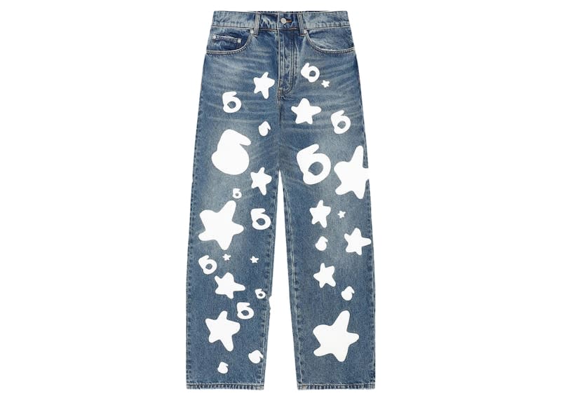 SP13783 Sp5der Beluga Wash Denim Light Indigo Wash
