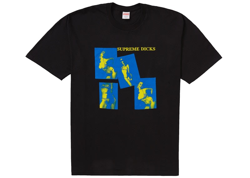SP9187 Supreme Supreme Dicks Tee Black