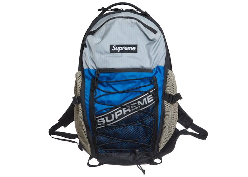 SP14758 Supreme Logo Backpack Blue