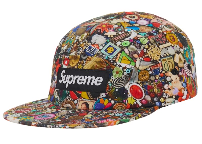 SP13139 Supreme Mike Kelley Camp Cap Multicolor