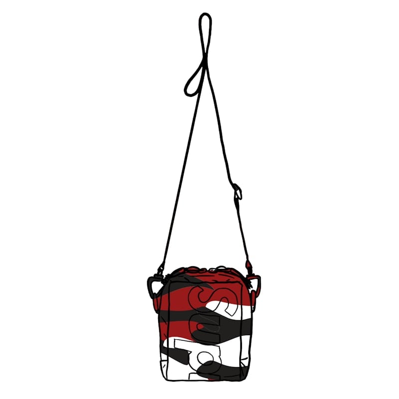 SP12677 Supreme Neck Pouch (SS21) Red Camo