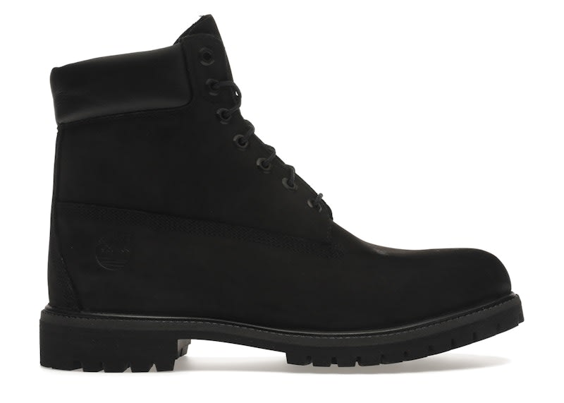 [SP15098] Timberland 6" Boot Black Nubuck Premium