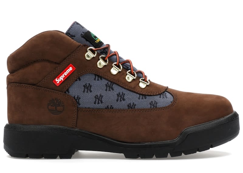 SP9723 Timberland Field Boot Supreme New York Yankees Brown