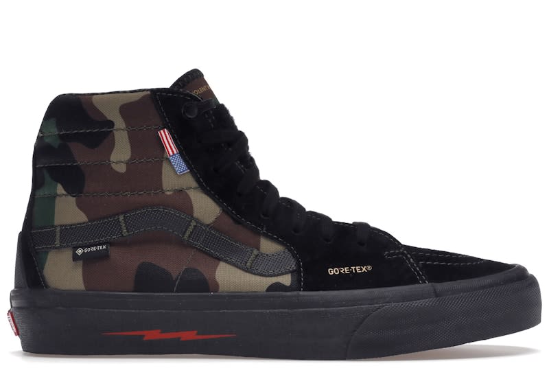 SP9672 Vans Sk8-Hi Notchback GORE-TEX DEFCON Woodland Camo
