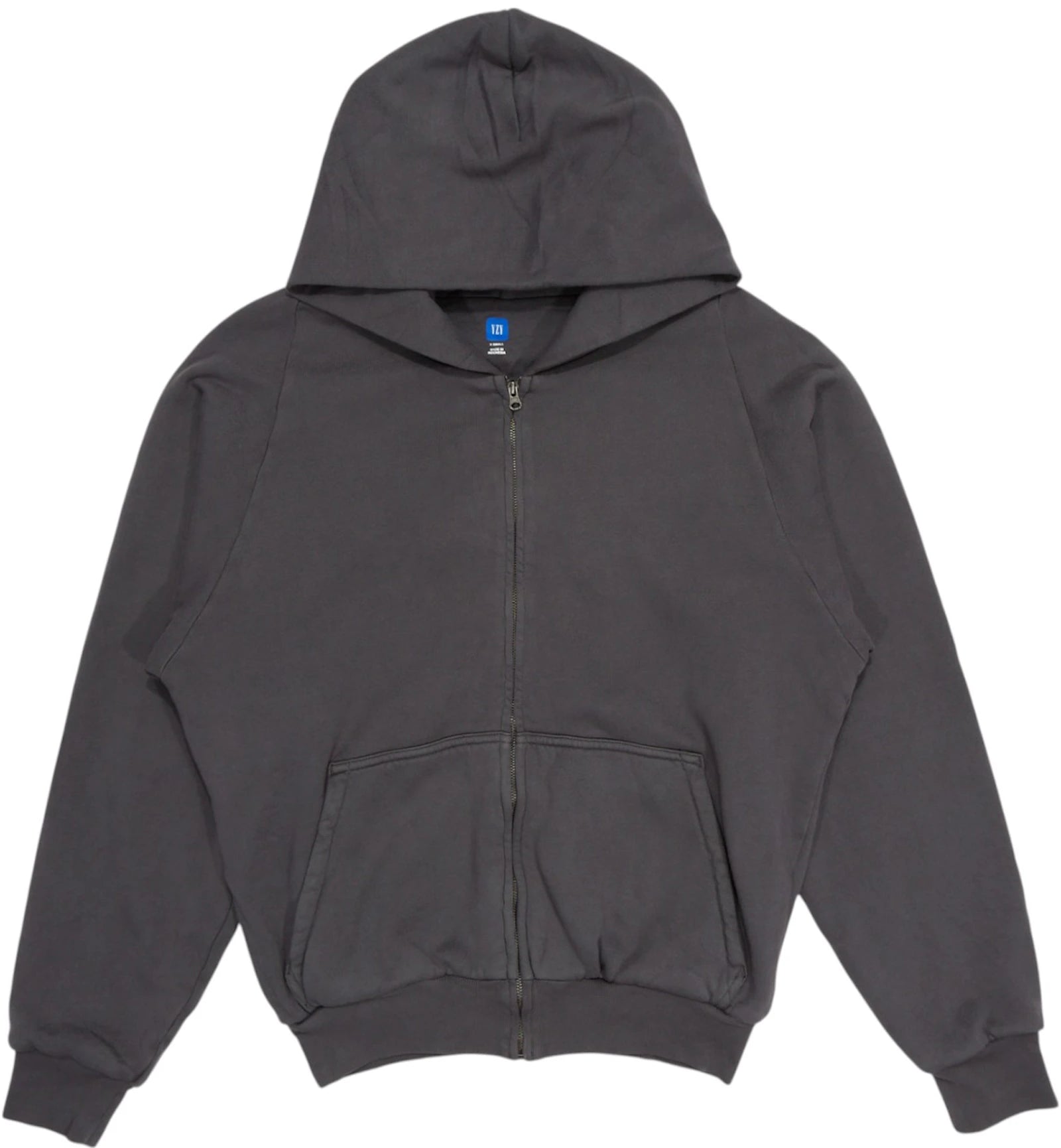 SP16115 Yeezy x Gap Zip Up Exclusive Hoodie Dark Grey